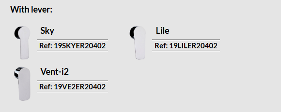 AQG Zestaw prysznicowy podtynkowy Lile ER204 Chrom 19LILER20402
