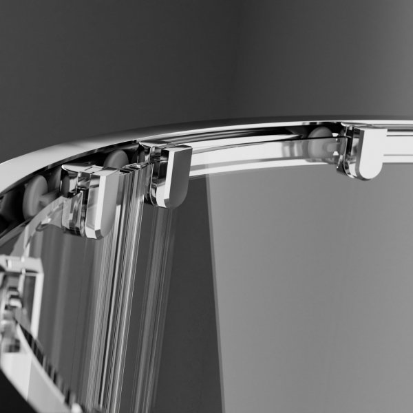 Besco Zarya Chrom kabina półokrągła 80cm ZP80190C