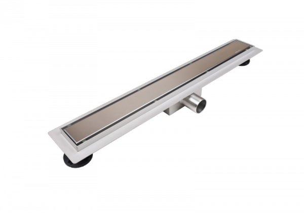 Balneo Duplex STANDARD 2w1 odpływ liniowy dwustronny do wklejenia płytki 100cm chrom szczotkowany DUPLEX100 WYSYŁKA