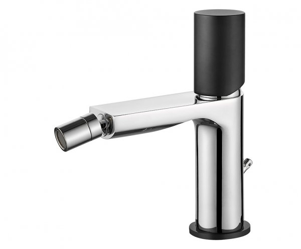 AQG Bateria bidetowa Tube Chrom/Czarny 01TUB200NC