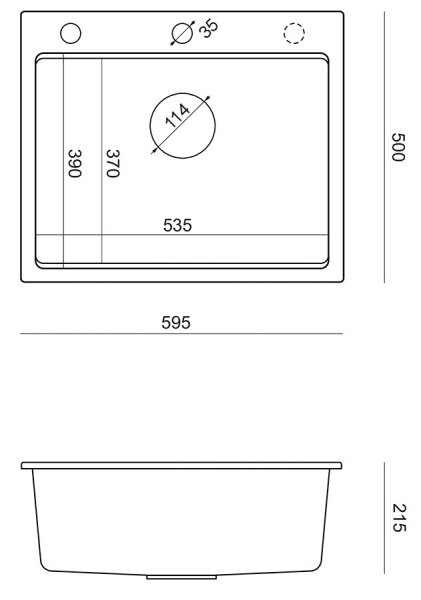 Quadron KURT 110 WORKSTATION GraniteQ zlewozmywak granitowy pearl beige 1-komorowy z/o (59,5x50x21,5) z syfonem i dozownik + Qmata + deska + wkładka ociekowa HCQ5052BEZP