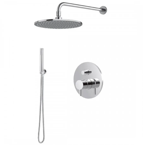 Giulini Giovanni My Future zestaw prysznicowy podtynkowy deszczownica 30cm chrom 59ZES30