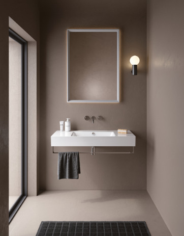 Catalano PREMIUM umywalka 100x47 komora centr. z/o biały połysk 0221011001