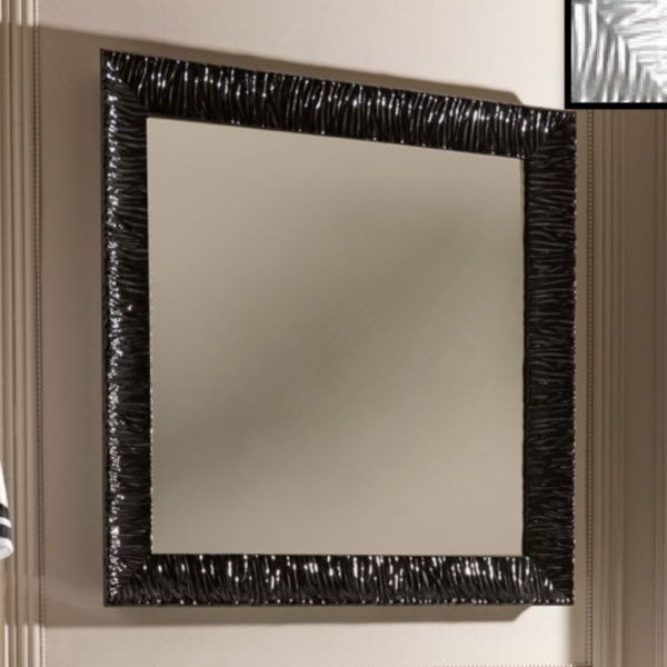 Kerasan Retro Lustro łazienkowe 100x100 cm, srebrna rama 736402