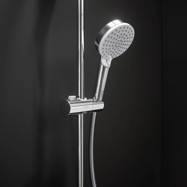 Hansgrohe Vernis Shape Zestaw prysznicowy natynkowy z deszczownicą chrom 26097000 MAGAZYN/24H