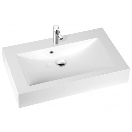 Marmorin Ceto 90 umywalka z otworem 90x55 cm, biała PU015030900