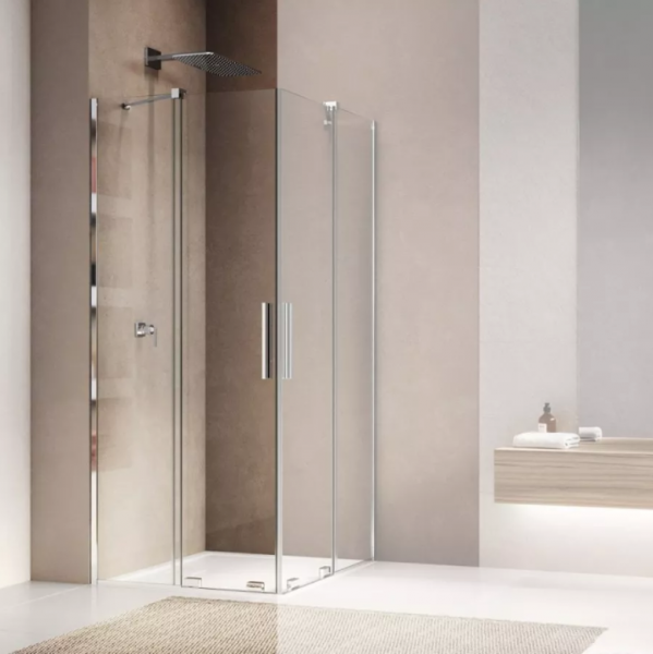 Ronal Sanswiss Amalia drzwi prysznicowe 90 cm część 1/2 lewe srebrny połysk D35SE2L0905007
