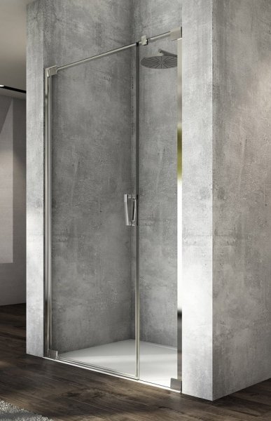 Sanswiss Cadura Drzwi wahadłowe jednoczęściowe ze ścianką stałą w linii 100cm CA31CG1005007