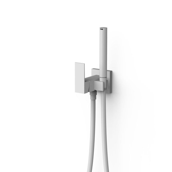 Tres CUADRO Bateria jednouchwytowa podtynkowa z natryskiem do toalety-00612301BM