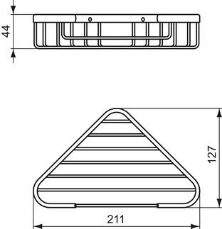 Ideal Standard IOM koszyk czarny mat A9105XG