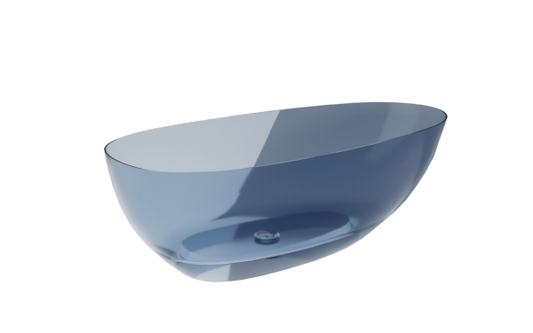 Besco Xara Blue Wave wanna wolnostojąca syfon chrom WAX160BWC