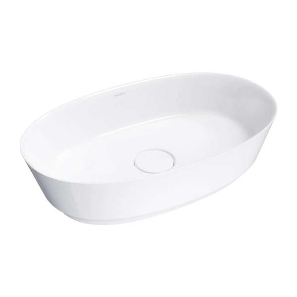 Omnires Neo M+ umywalka nablatowa biała 60x36cm NEOUNBP 