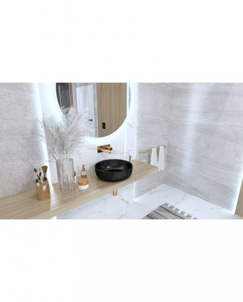 Lavita Umywalka nablatowa Cordoba Black 41,5cm 5908211404653