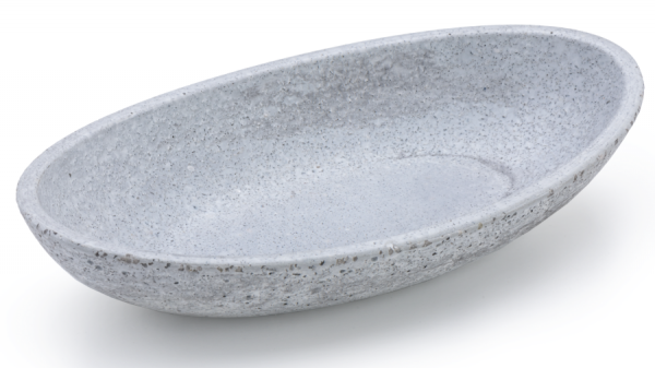 S.V.I.S.Design MISKA 19 CM ORION BASIC - JASNOSZARY, BEZ DEKORU, BEZ LAKIERU