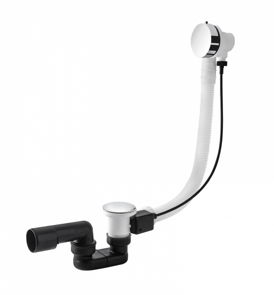 VEDO MINIMALISTA I Przelew wannowy z korkiem automatycznym 100 cm 246M/100/CH chrom