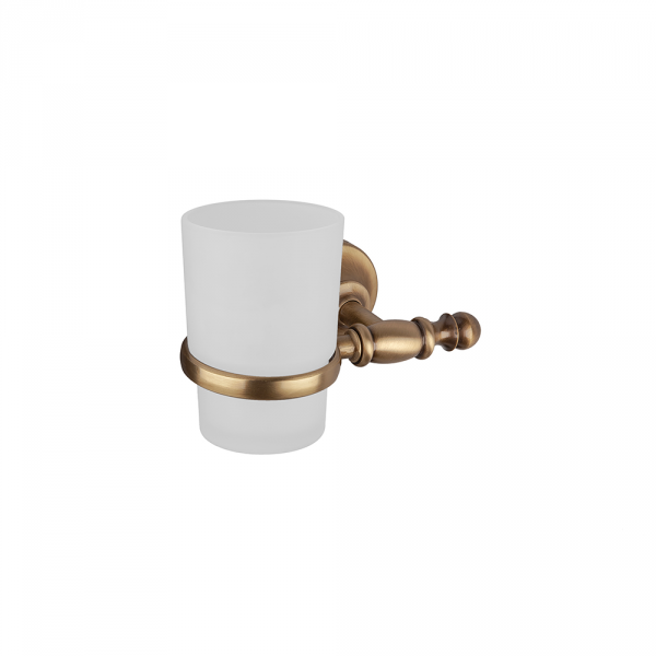 Gedy Allpe Perla kubek szklany bronzo PE009/BR