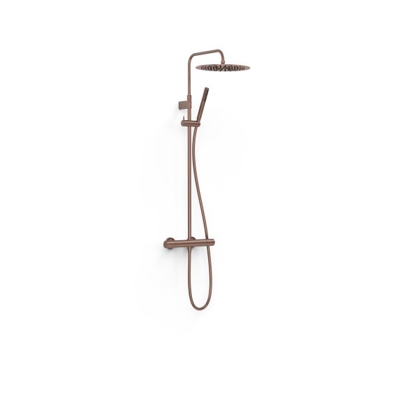 Tres OVER-WALL Zestaw baterii termostatycznej naściennej 2-drożnej prysznicowej Over-wall 19039302VO