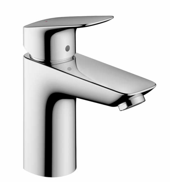 Hansgrohe Logis Jednouchwytowa bateria umywalkowa 100 z kompletem odpływowym Push-Open chrom 71107000