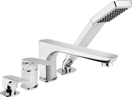 KFA Mokait bateria wannowa 4-otworowa chrom 553521000/24H