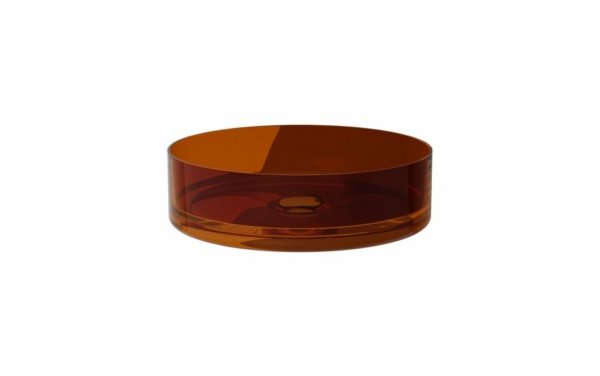Besco Enya Earth Rust umywalka nablatowa+ maskownica biała UME36ERW
