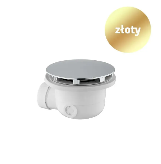 Trend Armatura syfon brodzikowy  oraz spust 90 mm złoto 836/ZŁ