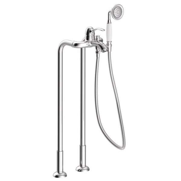 Tres Clasic bateria wannowa wolnostojąca chrom 24219402