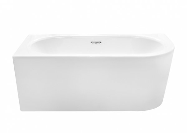 Besco Avita A-line wanna wolnostojąca 160 L + syfon klik-klak gun metal z przelewem slim WAA160ALGS