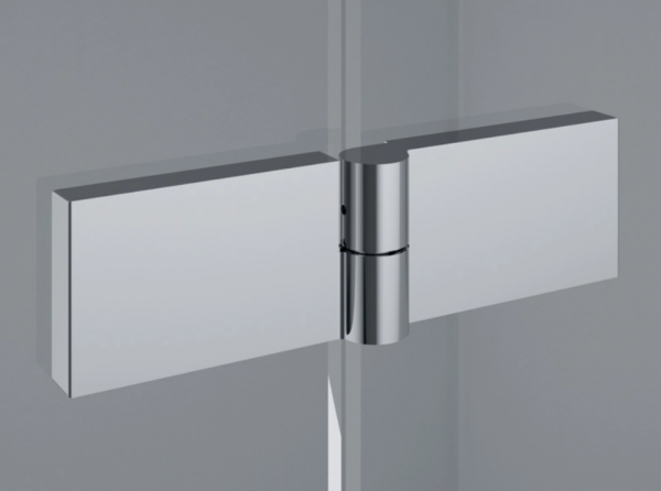Ronal Sanswiss drzwi jednoczęściowe ze ścianką stałą w linii 90x200 cm, szkło Master Carré, profile chrom PU13PD0901030