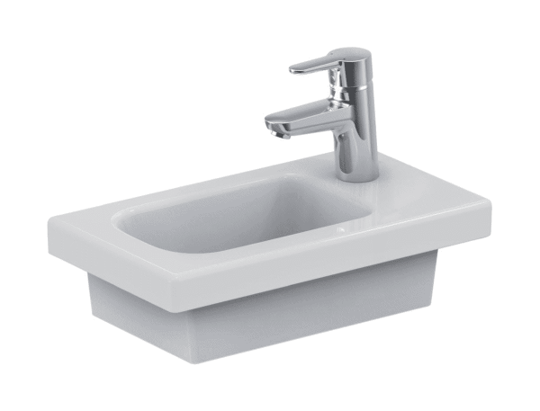 Ideal Standard Connect Space Umywalka półblatowa 45x25 cm, otwór po prawej stronie, biała E136101