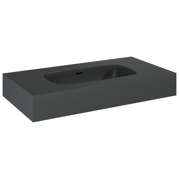 Elita UMYWALKA DIMPLE 80 ścienna MARMUR ANTHRACITE MATT 168854 / RE040800026010