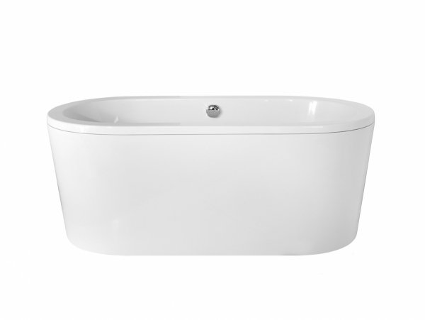 Besco Victoria wanna 185 + syfon chrom z przelewem slim WKV185WOS