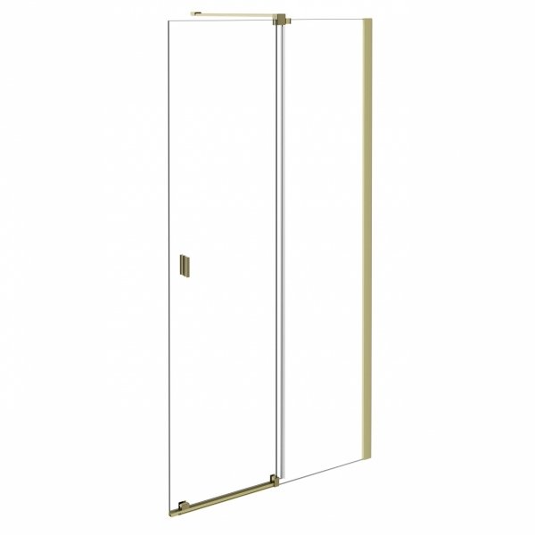 Besco Vayo Gold Kabina prysznicowa przesuwna walk-in 120x200 VYG120200C