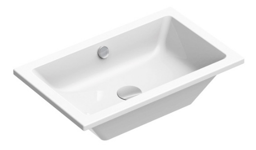 Catalano ZERO 60X37 umywalka wpuszczana/podblatowa biały połysk 16037ZE00/0124610001