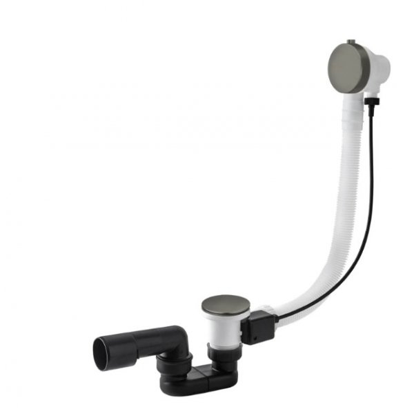 Vedo Minimalista I Przelew wannowy z korkiem automatycznym 57cm grafit 246M/60/SG