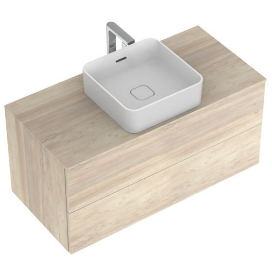 Ideal Standard Adapto Szafka pod umywalkę 105 cm z otworem jasnobrązowe drewno U8597FF