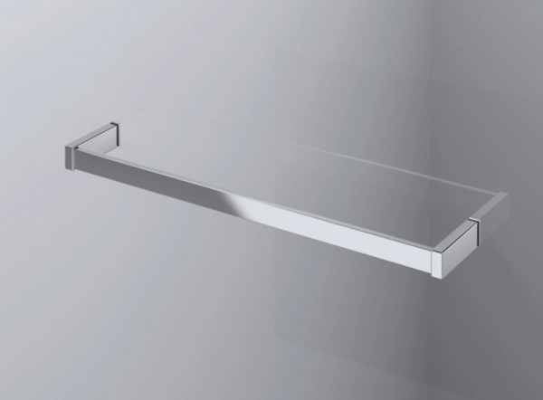Ronal Sanswiss drzwi jednoczęściowe ze ścianką stałą w linii 90-160x0-200 cm, szkło Master Carré, profile chrom PU13GSM21030