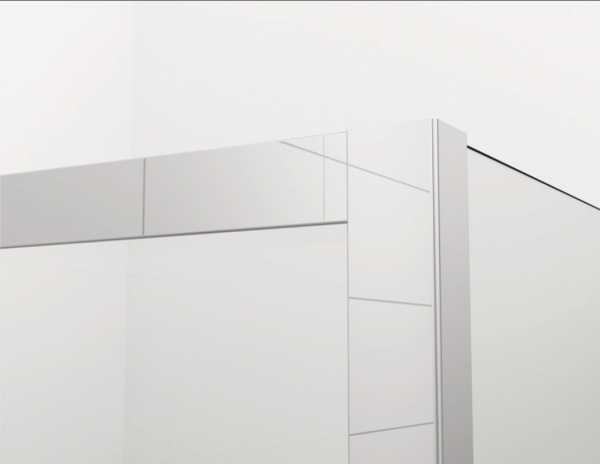 Ronal Sanswiss ścianka boczna do kabiny pięciokątnej 100,1-160x200 cm, szkło Durlux 200, profile chrom PUT52SM11022