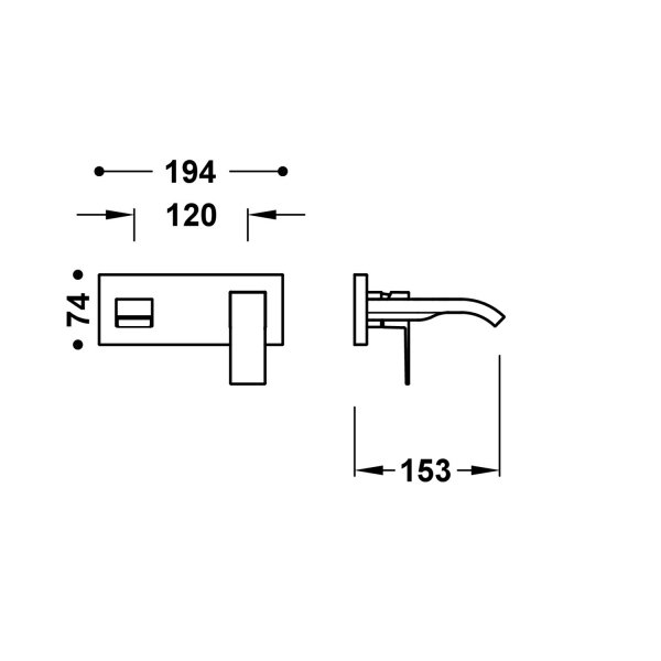 Tres CUADRO ELEMENT NAŚCIENNY DO PODTYNKOWEGO KORPUSU BATERII UMYWALKOWEJ-00630033AC