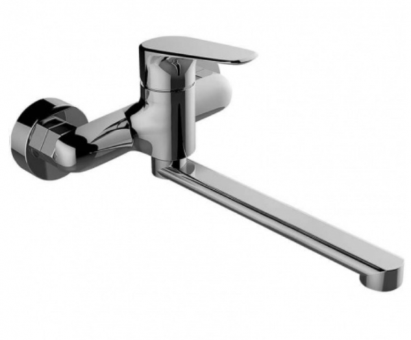 Laveo RONDO Bateria kuchenna ścienna chrom BLX080D