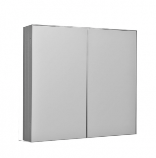 Kerasan NoLita Szafka lustrzana 70x12x70 cm, aluminium 921501