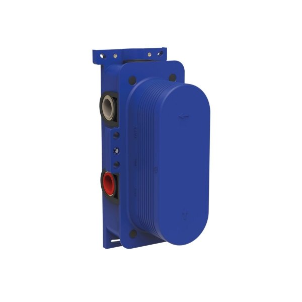Tres THERM-BOX Wpuszczany korpus 2-drożny poprzez Therm-box z baterią termostatyczną prysznicową i wannową 20785001