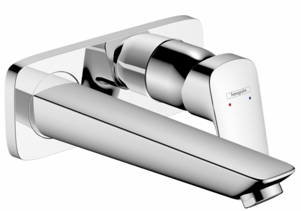 Hansgrohe Logis Jednouchwytowa bateria umywalkowa z wylewką 19,5 cm, ścienna, podtynkowa chrom 71220000