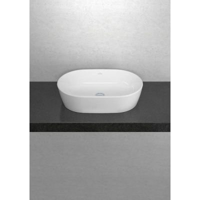 Villeroy &amp; Boch Architectura umywalka 60x40 cm nablatowa owalna Weiss Alpin 5A266101