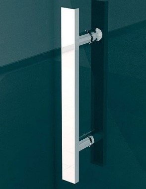Ronal SanSwiss Pur PUR1 Drzwi jednoczęściowe wymiar specjalny profil chrom szkło Satyna Lewe PUR1GSM11049