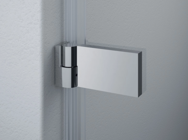Ronal Sanswiss wejście narożne dwuczęściowe 75-120x0-200 cm, szkło Master Carré, profile chrom PUE2GSM21030