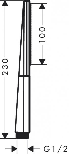Hansgrohe Rainfinity Słuchawka prysznicowa brąz szczotkowany 26866140