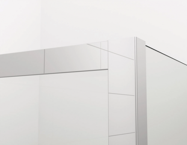 Ronal Sanswiss ścianka boczna 90° lub w linii 30-100x0-200 cm, szkło Master Carré, profile chrom PURDT3SM21030
