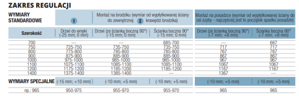 SanSwiss Cadura White Line drzwi wahadłowe jednoczęściowe z elementem stałym w linii prawe CA13D1000907