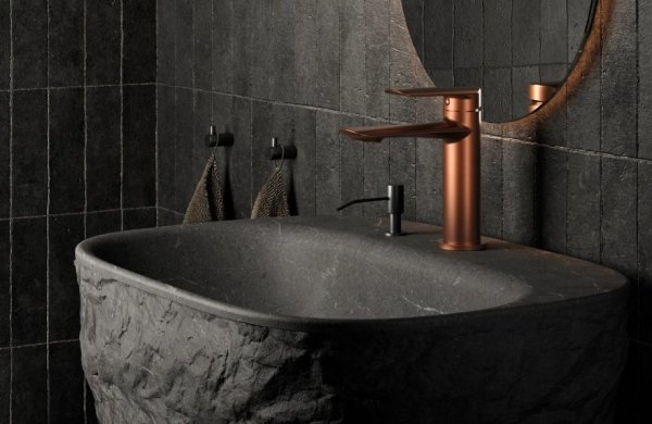 Vedo Aletta Rosso Bateria umywalkowa miedź szczotkowana VBA5001/SM