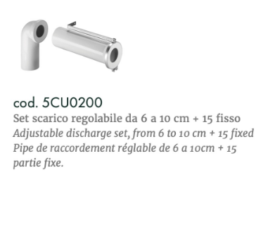 Catalano zestaw rur odprowadzających do kompaktu 5CU0200